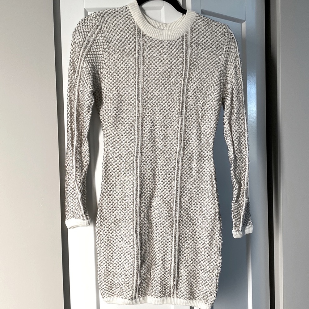BNWT missguided knit and metal chain dress